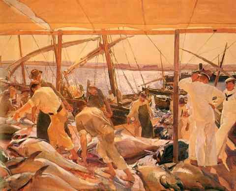 Sorolla Joaquin La Pesca Del Atun A4 Photo Print