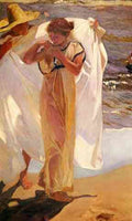 Sorolla Joaquin Saliendo Del Bano A4 Photo Print