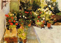 Sorolla Y Bastida Joaquin A Rooftop With Flowers A4 Photo Print