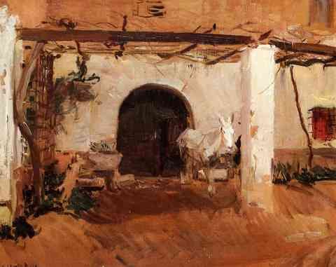 Sorolla Y Bastida Joaquin Casa De Huerta Valencia Study A4 Photo Print