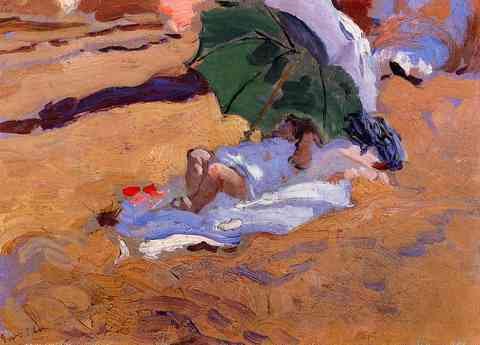 Sorolla Y Bastida Joaquin ChildS Siesta A4 Photo Print