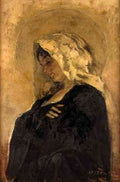 Sorolla Y Bastida Joaquin La Virgen Maria A4 Photo Print