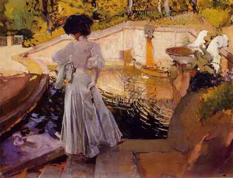 Sorolla Y Bastida Joaquin Maria Watching The Fish Granja A4 Photo Print