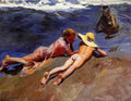 Sorolla Y Bastida Joaquin On The Sand Valencia Beach A4 Photo Print