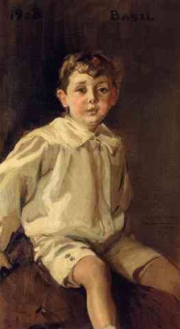 Sorolla Y Bastida Joaquin Portrait Of Basel Mundy A4 Photo Print