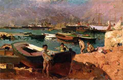 Sorolla Y Bastida Joaquin ValenciaS Port A4 Photo Print
