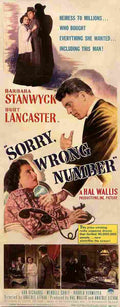Sorry Wrong Number 03  film star poster A4 Photo Print