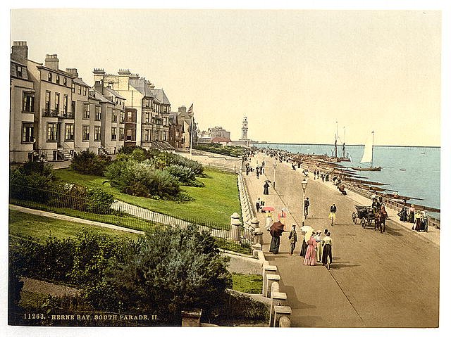 South Parade II Herne Bay Vintage A4 Photo Print