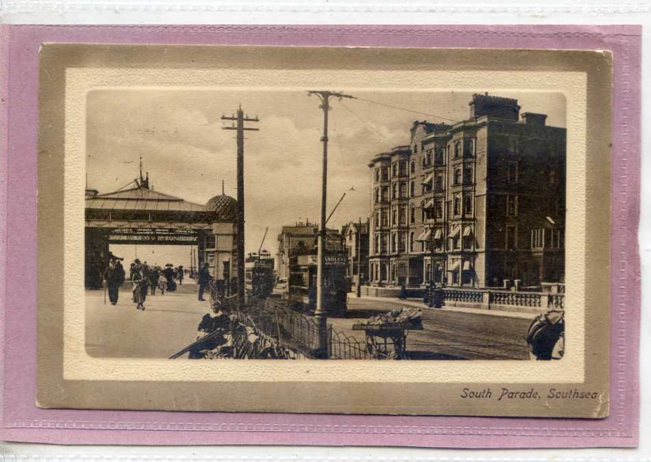South Parade Southsea Hampshire Dated 1911 Vintage A4 Photo Print
