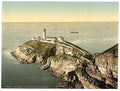 South Stack Lighthouse Holyhead Vintage A4 Photo Print