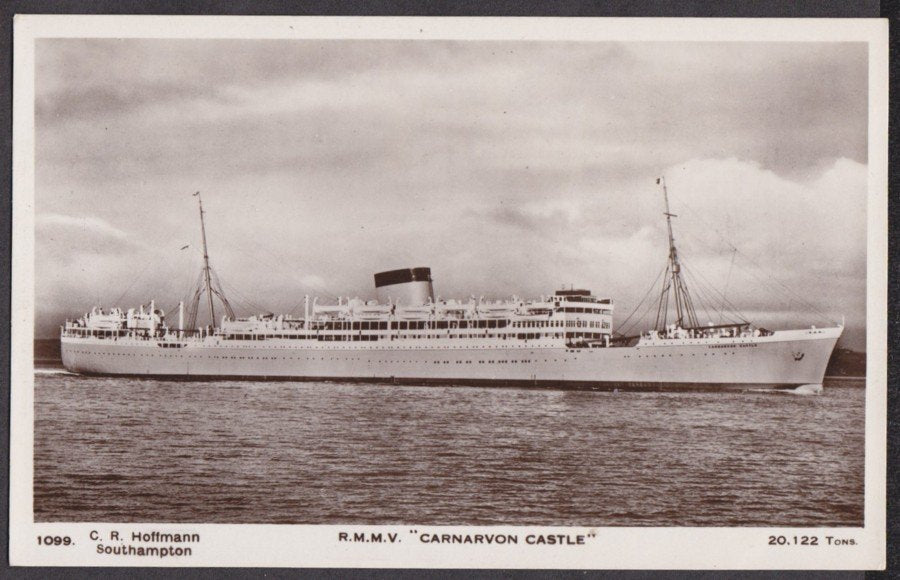 Southampton Rmmv Carnarvon Castle Vintage A4 Photo Print