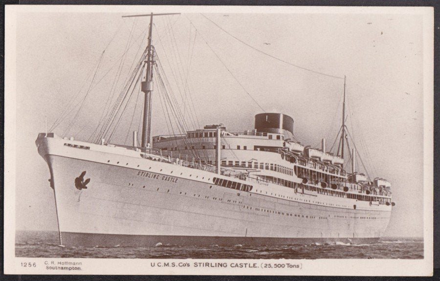 Southampton Union Castle Ms Cos Stirling Castle Vintage A4 Photo Print