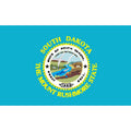 Southdakota Flag N4132 A4 Photo Print