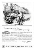 Southern Railway Fire Vintage Retro Advert Poster A4 Photo Print