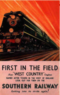 Southern Railway Poster 08 Vintage Advert A4 Photo Print