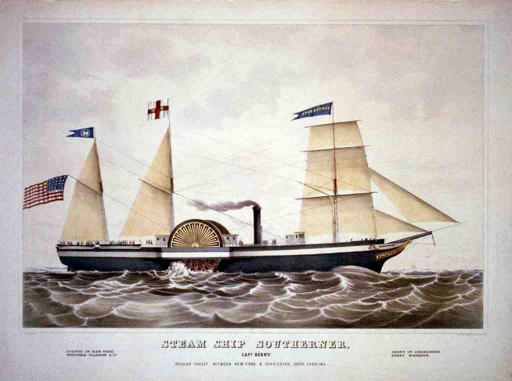 Southerner Ship Vintage A4 Photo Print