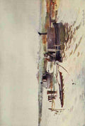 Southgate Frank 1872 1916 The Norfolk Broads 1906 Punt gunners houseboats on Breydon watching for fowl Vintage A4 Photo Print