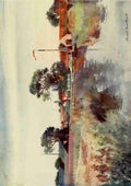 Southgate Frank 1872 1916 The Norfolk Broads 1906 Stalham Staithe A4 Photo Print