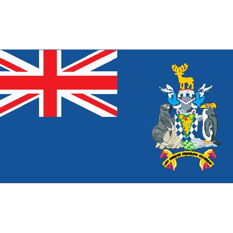 Southgeorgia Flag N6178 A4 Photo Print