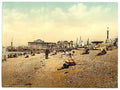 Southsea beach II Vintage A4 Photo Print