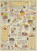 Southwark London 1838 Vintage Retro Advert Poster