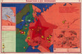 Soviet Europe Map Vintage Retro Advert Poster