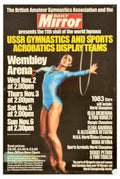 Soviet Gymnastics Team Vintage Retro Advert Poster A4 Photo Print