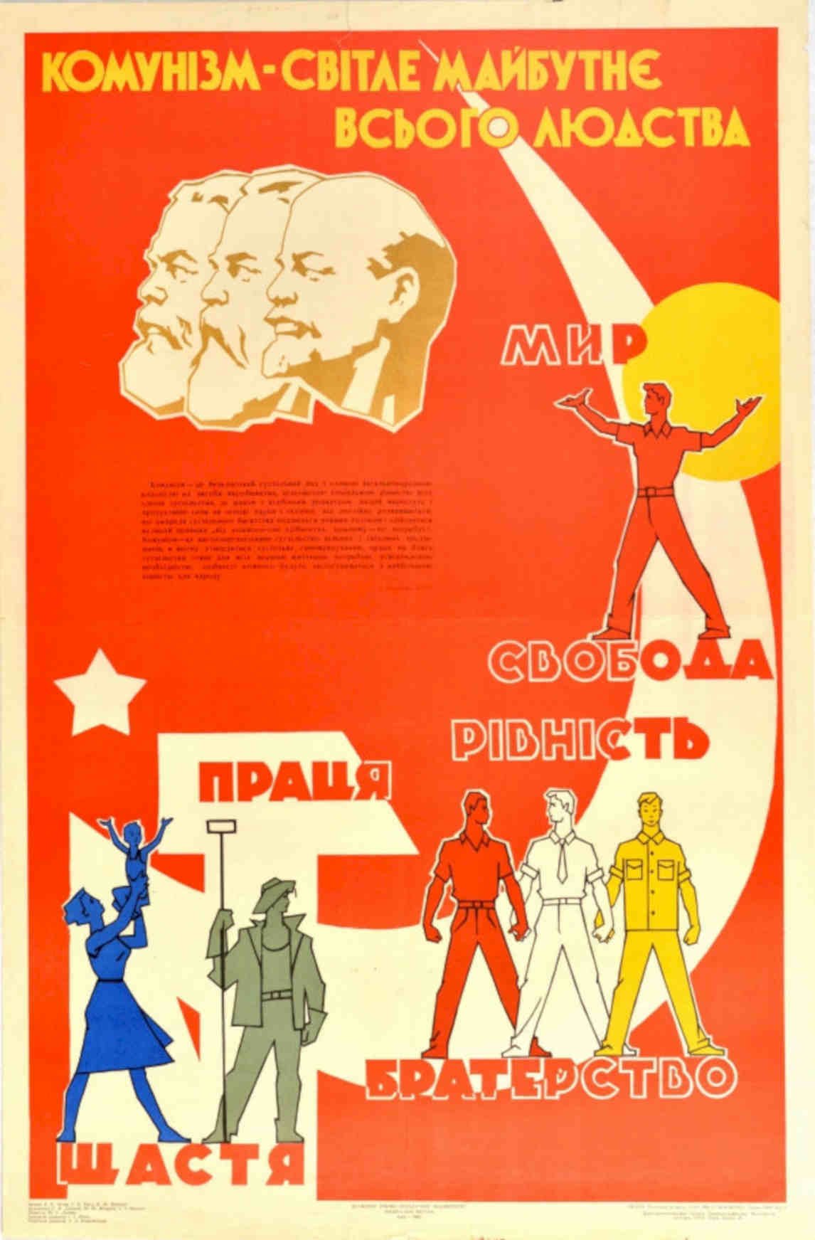 Soviet Poster Communism Vintage Retro Advert Poster A4 Photo Print
