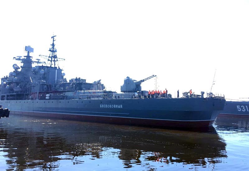 Sovremennyy Class Destroyer Warship Russian Navy 6 A4 Photo Print