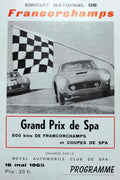Spa Grand Prix Vintage Retro Advert Poster A4 Photo Print