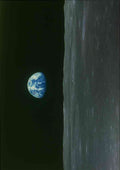Space 323034 View Of The Earth From The Moon A4 Photo Print