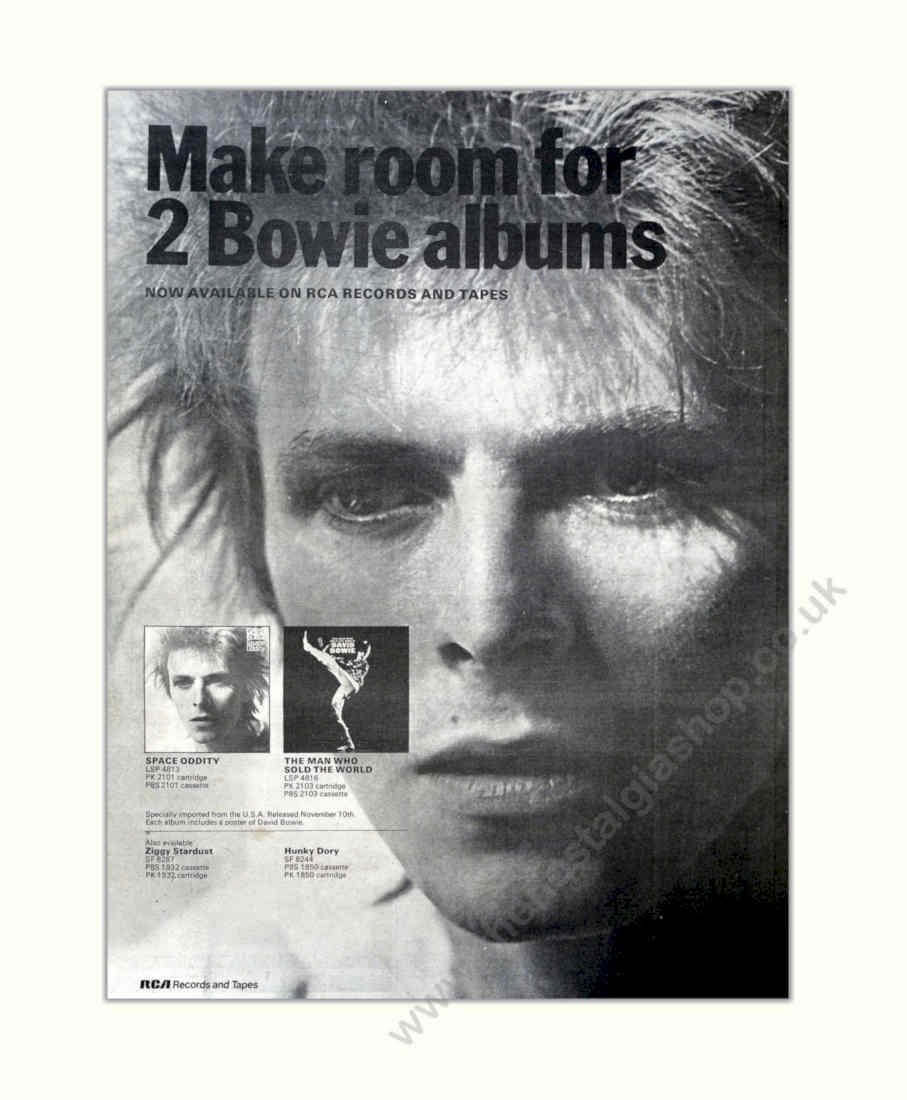 Space Oddity Man Vintage Retro Advert Poster A4 Photo Print