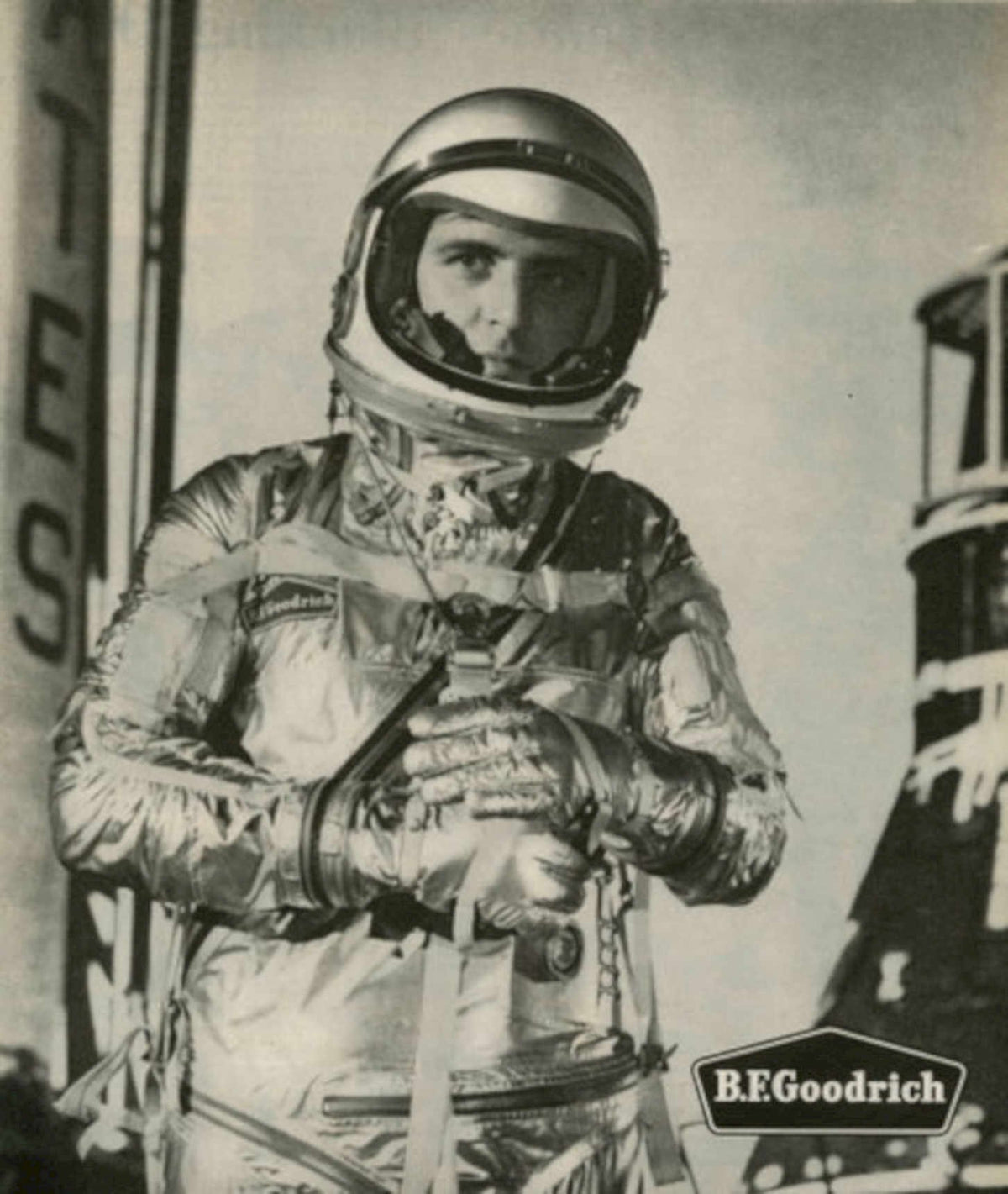 Space Suit Goodrich 1960s Vintage Retro Advert