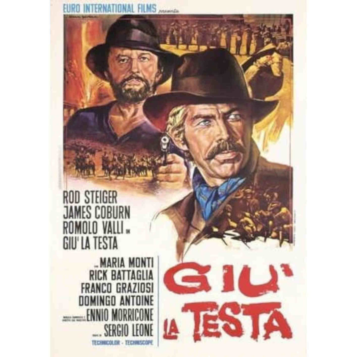 Spaghetti Western Movie Rk Vintage Retro Advert Poster A4 Photo Print
