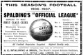 Spalding League Football Vintage Retro Advert Poster A4 Photo Print