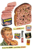 Spam Ham Sandwich Vintage Retro Advert Poster A4 Photo Print