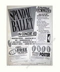 Spandaud Ballet Concert Vintage Retro Advert Poster A4 Photo Print