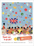 Spangles Sweet Advert 1950s Vintage Retro Advert Poster A4 Photo Print