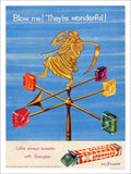 Spangles Sweets Vintage Retro Advert Poster A4 Photo Print