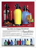 Sparklets Syphons Vintage Retro Advert Poster A4 Photo Print