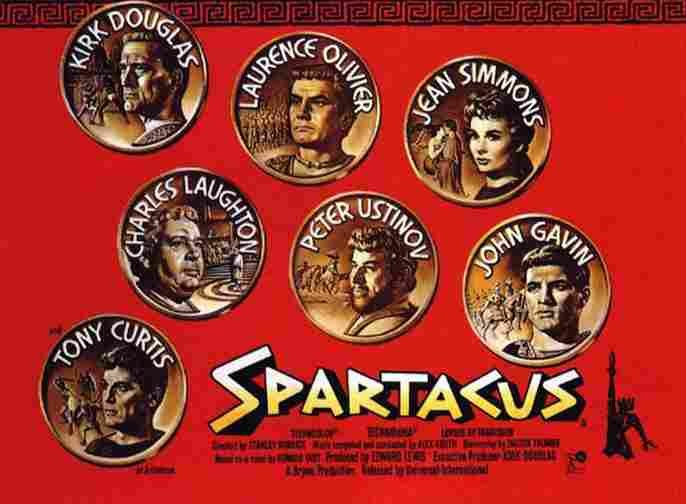 Spartacus 02  film star poster A4 Photo Print
