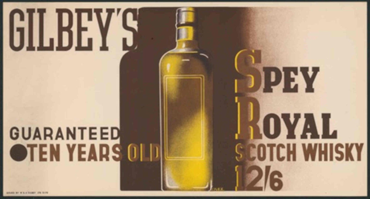 Spay Royal Scotch Vintage Retro Advert Poster