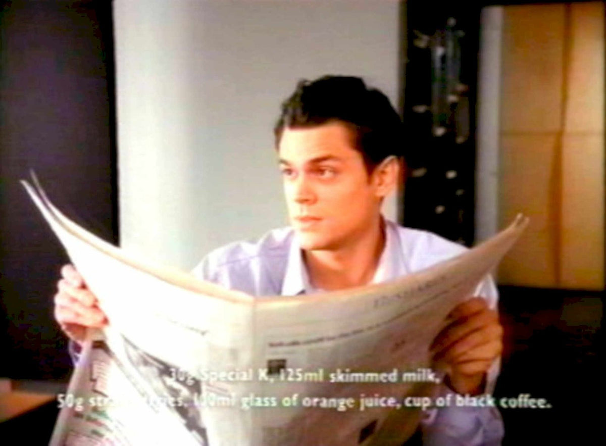 Special K Newspaper 1990s Vintage Retro Advert