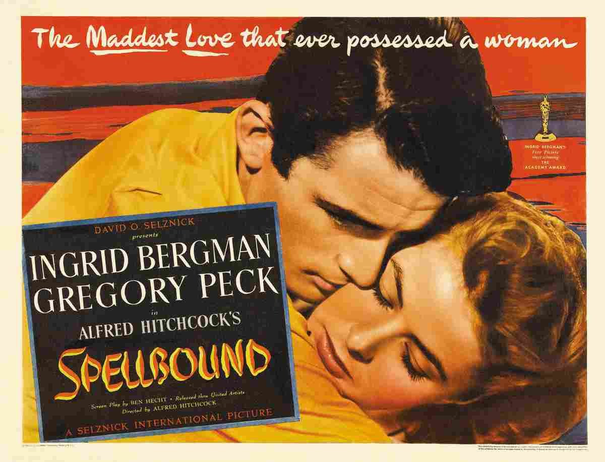 Spellbound 1945 02  film star poster A4 Photo Print
