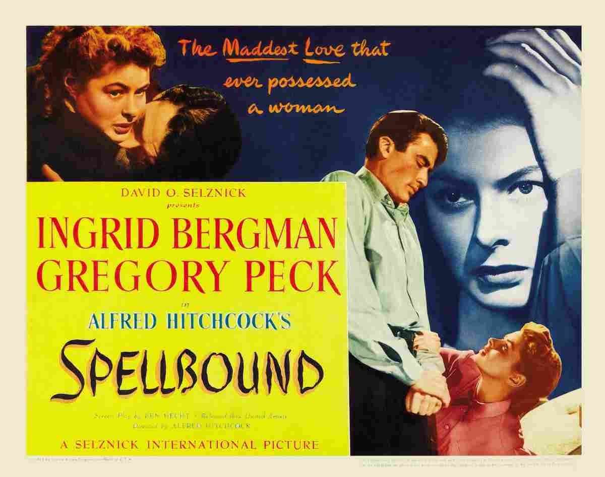Spellbound 1945 05  film star poster A4 Photo Print