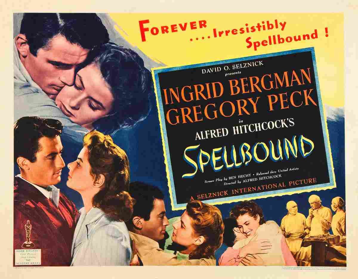 Spellbound 1945 08  film star poster A4 Photo Print