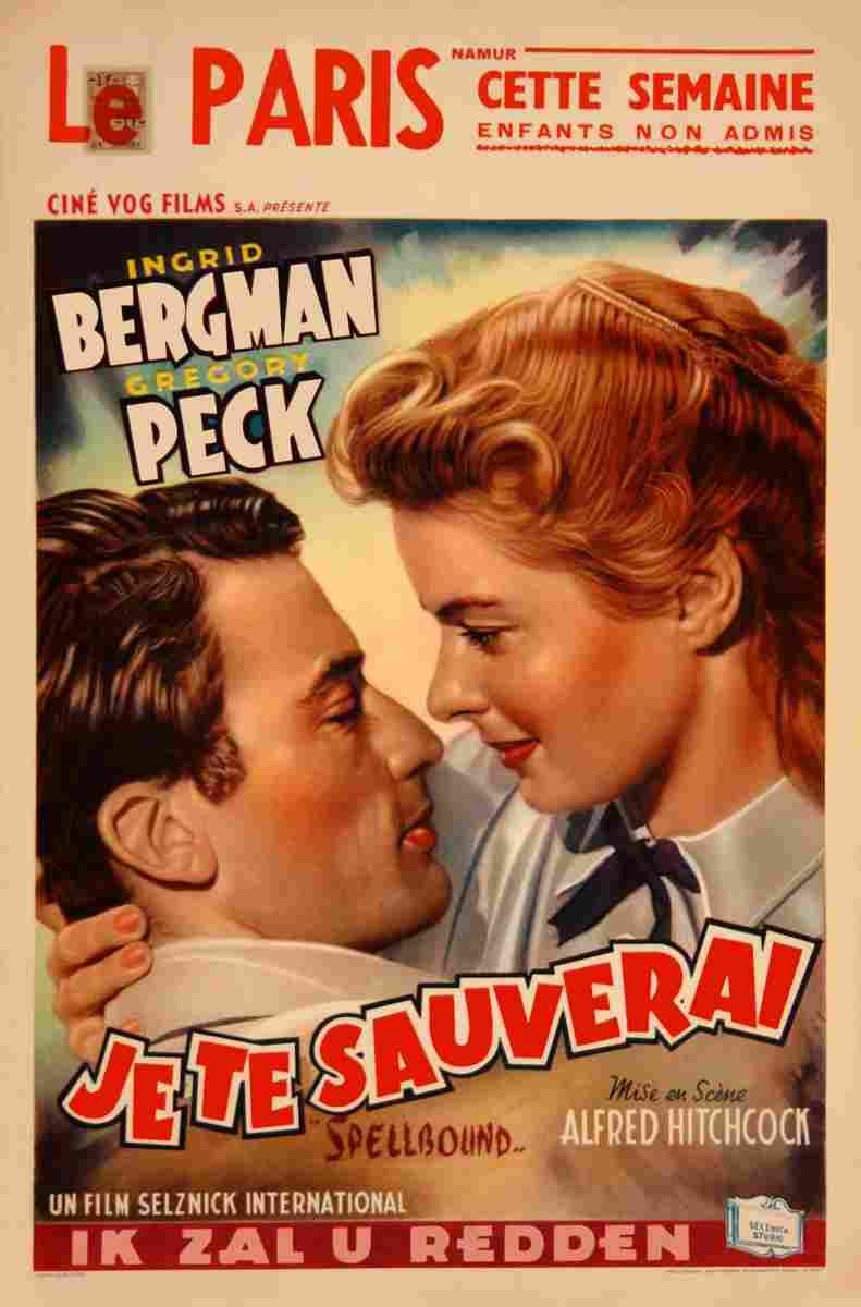 Spellbound 1945 12  film star poster A4 Photo Print