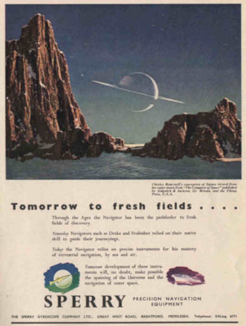 Sperry Navigation Planet Vintage Retro Advert Poster A4 Photo Print