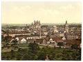 Speyer general view the Rhine Vintage A4 Photo Print
