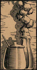 Spices and condiments 1930 Garlic and condiments A4 Photo Print